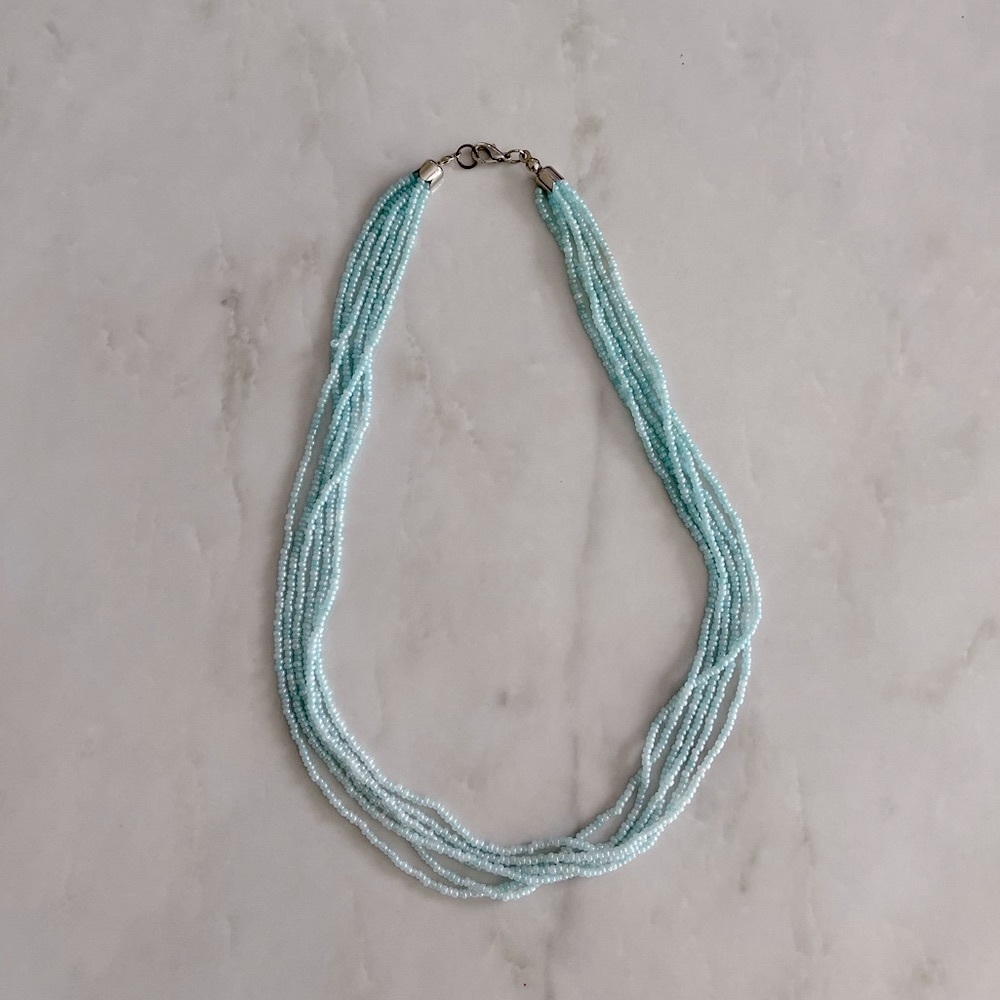 6 Strand Beaded Necklace